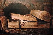 Antoine Wiertz The Premature Burial oil painting on canvas